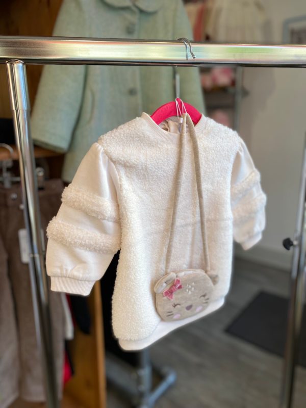 Robe pull avec sac, bébé