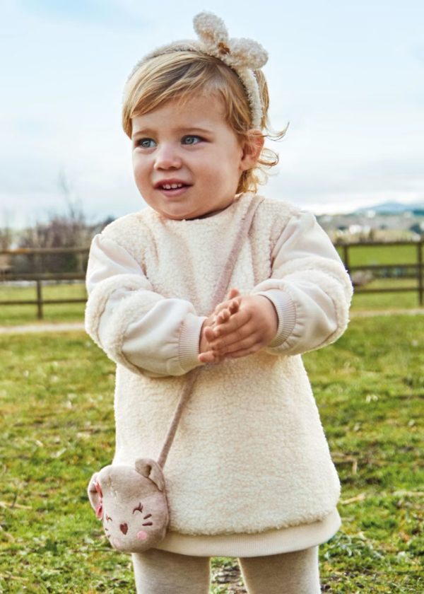 Robe pull avec sac, bébé