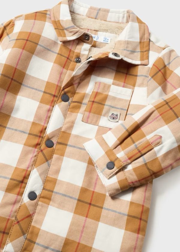 Surchemise coton bébé molletonnée