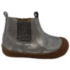Bottines paillettes argentées Nora