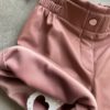 Short simili cuir rose April