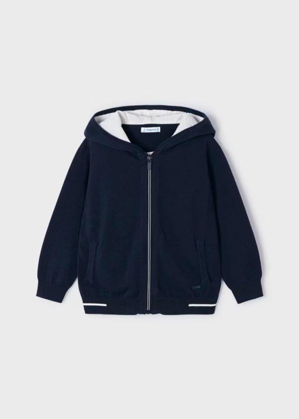 Veste/gilet tricot à capuche Paul
