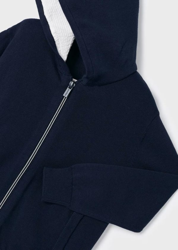 Veste/gilet tricot à capuche Paul