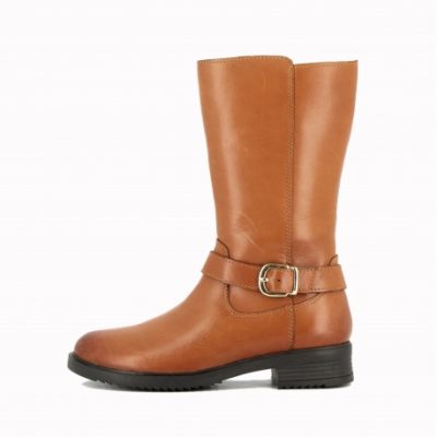 Boots/bottes mi-hautes camel Justine